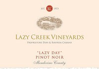 Lazy Creek Vineyards Pinot Noir 2017