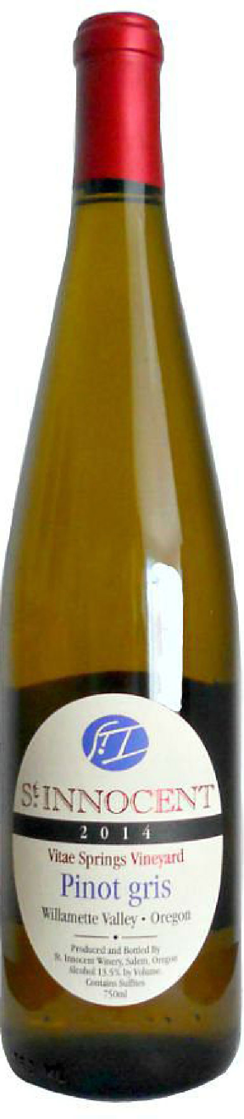 St. Innocent Pinot Gris Vitae Springs 2014