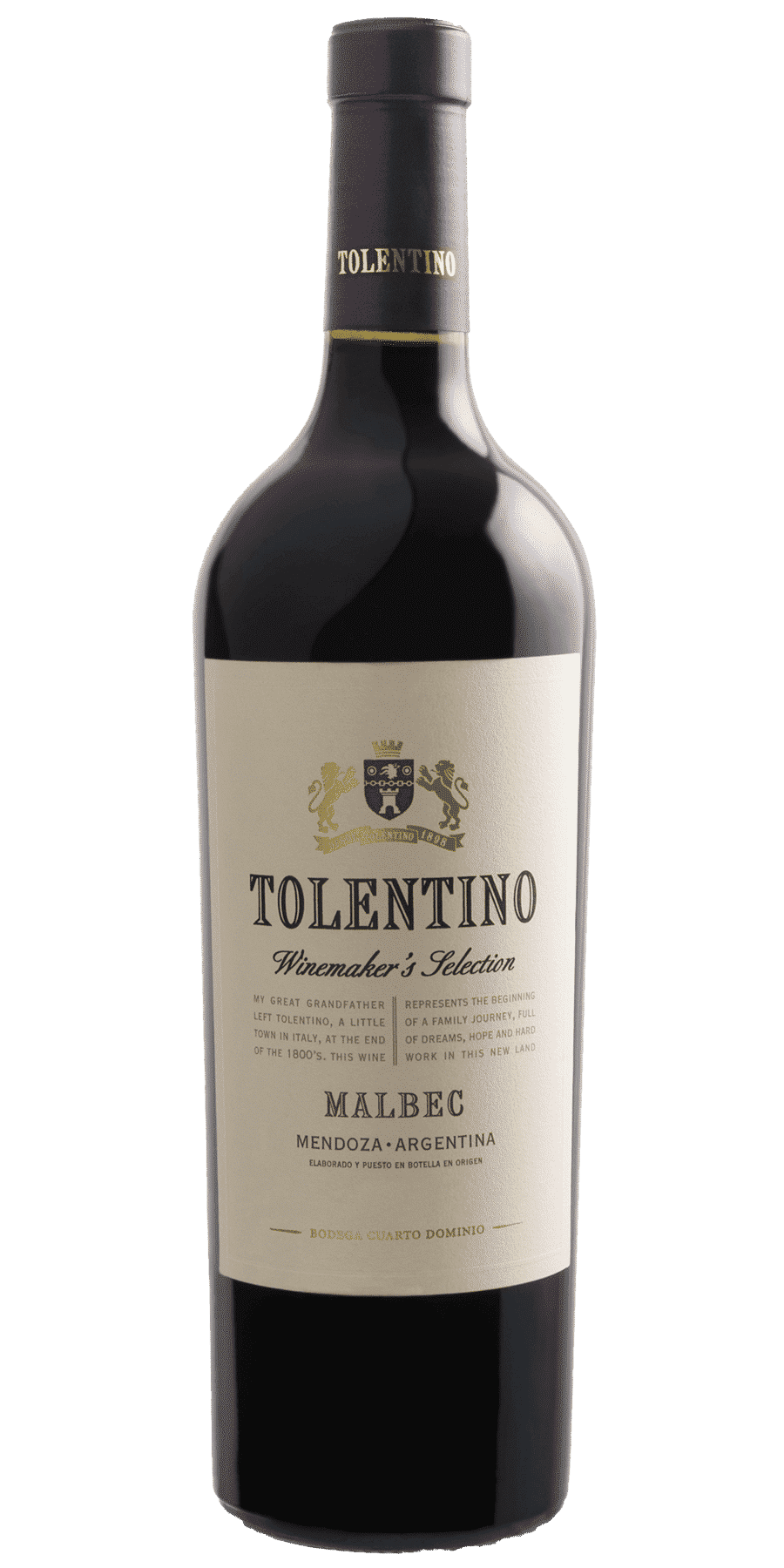 Cuarto Dominio Malbec 'Tolentino' 2020