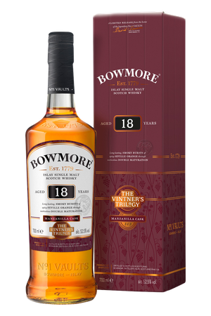 Bowmore Vintner’s Trilogy: 18 Year Old Double Matured Manzanilla