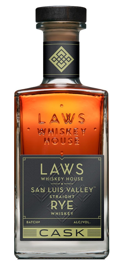 San Luis Valley Straight Rye, Cask Strength Barrel Select, Laws Whiskey House