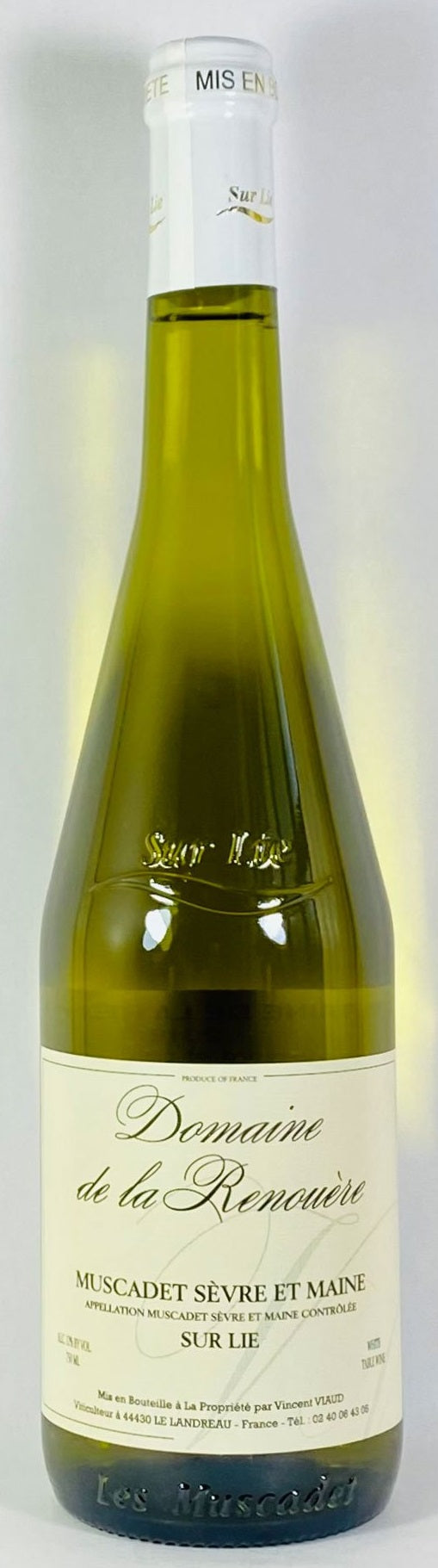 Domaine de la Renouere Muscadet Sevre et Maine Sur Lie 2019