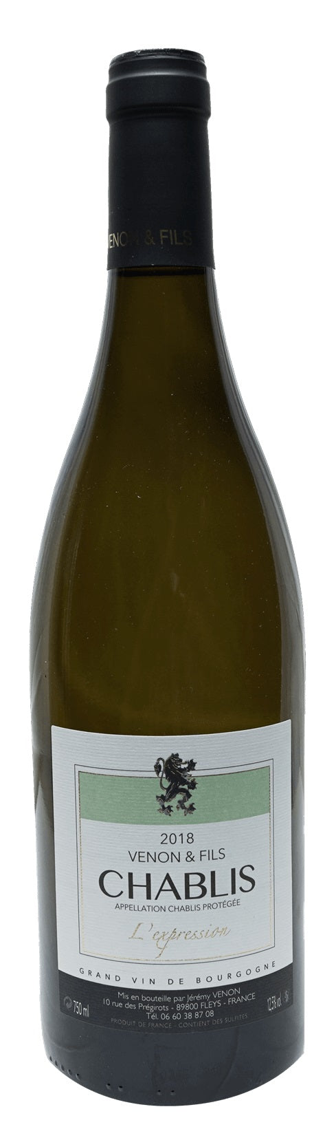 Jeremy Venon Chablis AOP 'L'Inattendue' 2015