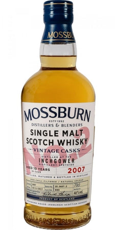 Inchgower Scotch Single Malt 10 Year By Mossburn 2010