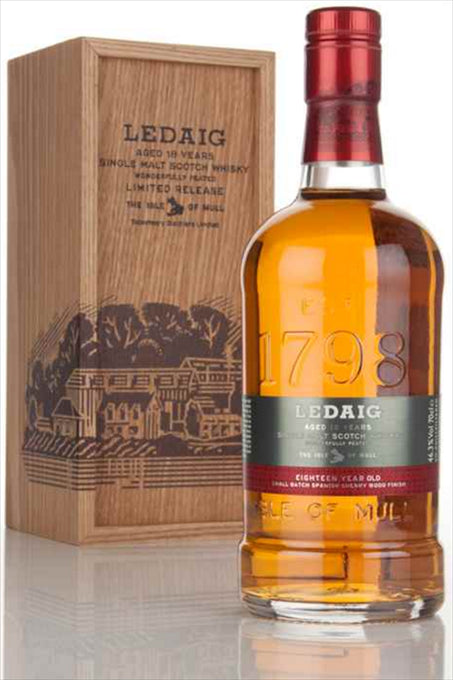 Ledaig Scotch Single Malt 18 Year Sherry Wood Finish