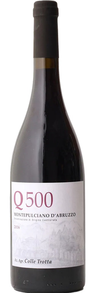Colle Trotta Montepulciano d'Abruzzo 'Q500' 2016