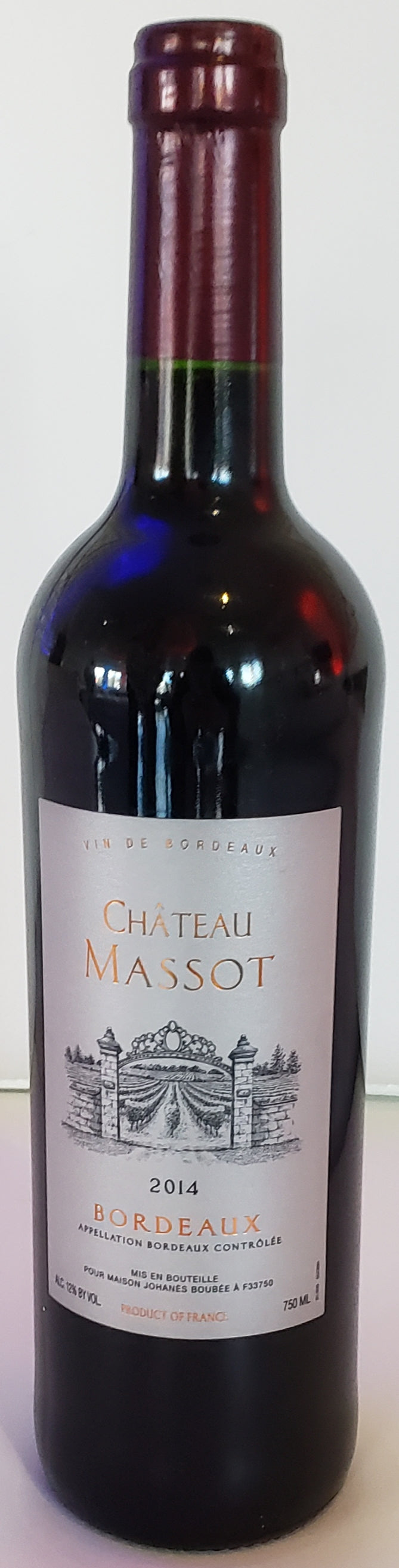 Chateau Massot Bordeaux 2014