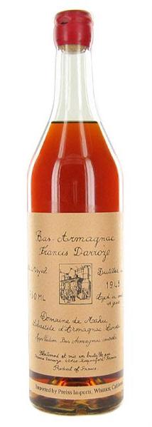 Francis Darroze Bas-Armagnac Domaine de Couzard Lassalle Vintage 1996