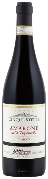 Michele Castellani Amarone della Valpolicella Classico CA del Pipa Cinque Stelle 2013