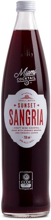 Miami Cocktail Small Batch Sunset Sangria