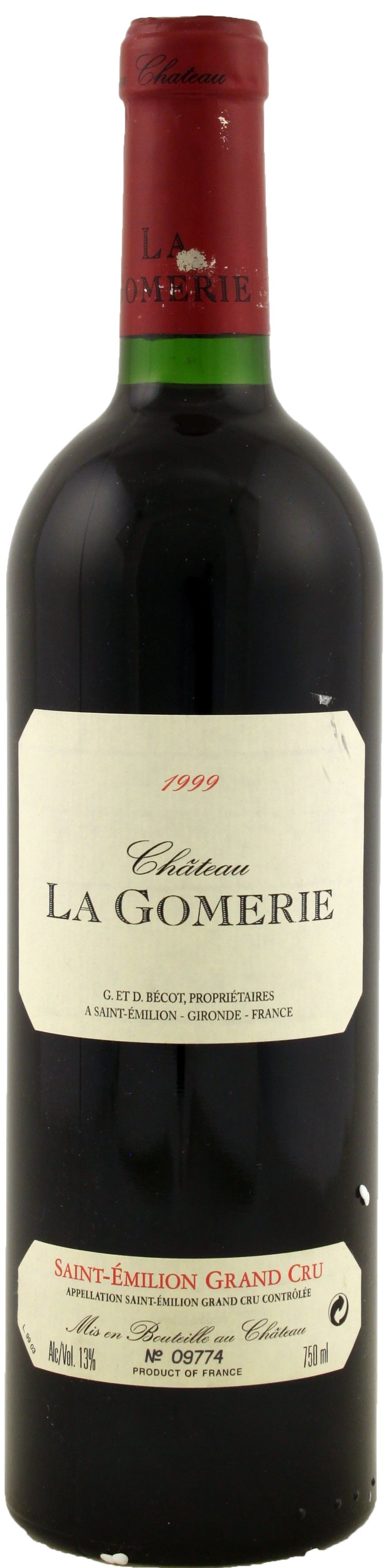 Chateau La Gomerie St. Emilion 1999