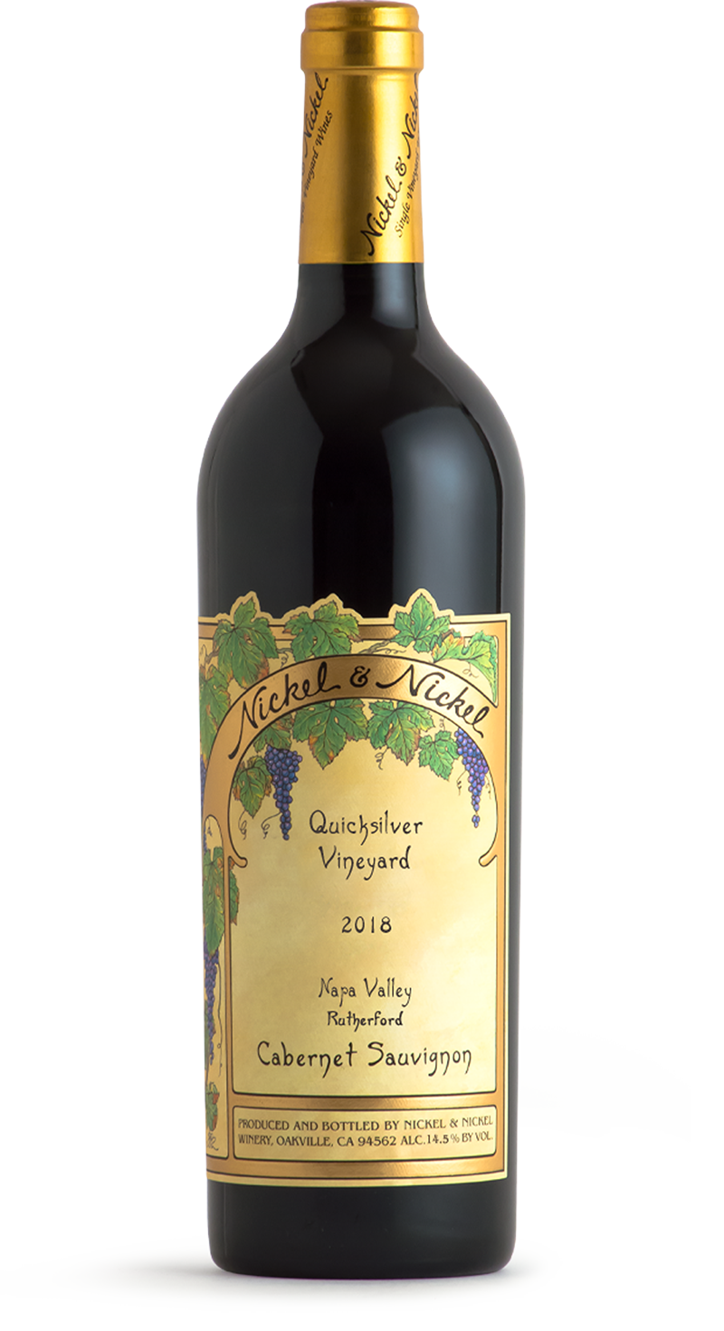 NICKEL & NICKEL CABERNET SAUVIGNON QUICK SILVER CARDBOARD 2018