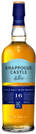 Knappogue Castle Irish Whiskey Single Malt 16 Year Twin Wood