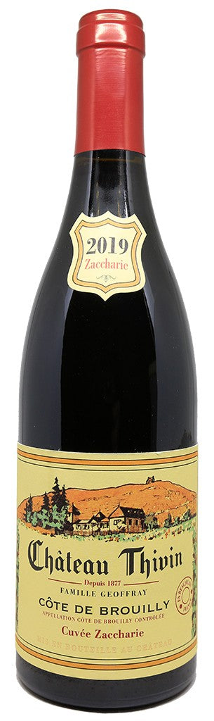 THIVIN CHATEAU COTE DE BROUILLY CUVEE ZACHARIE 6 CS