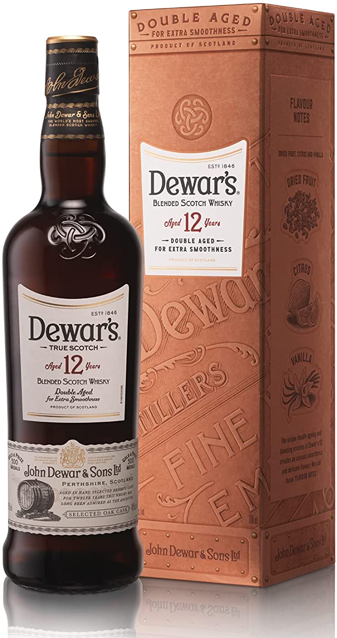 Dewars 12 Year Old Double Aged