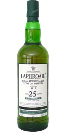 Laphroaig Scotch Single Malt 25 Year Cask Strength 1925