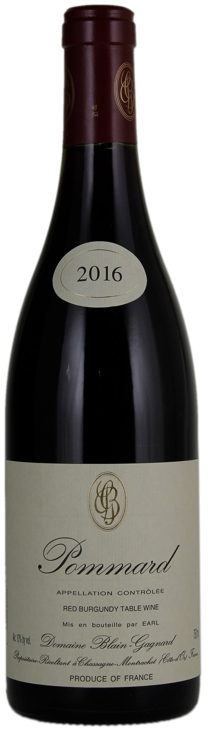 Domaine Blain-Gagnard Pommard 2016