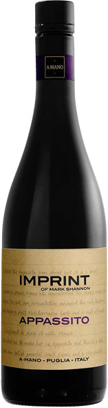 A Mano Primitivo Appassito 'Imprint' 2019 2019
