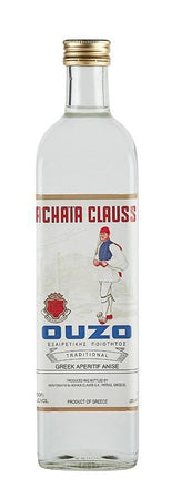 Achaia Clauss Ouzo 76 Proof 1980