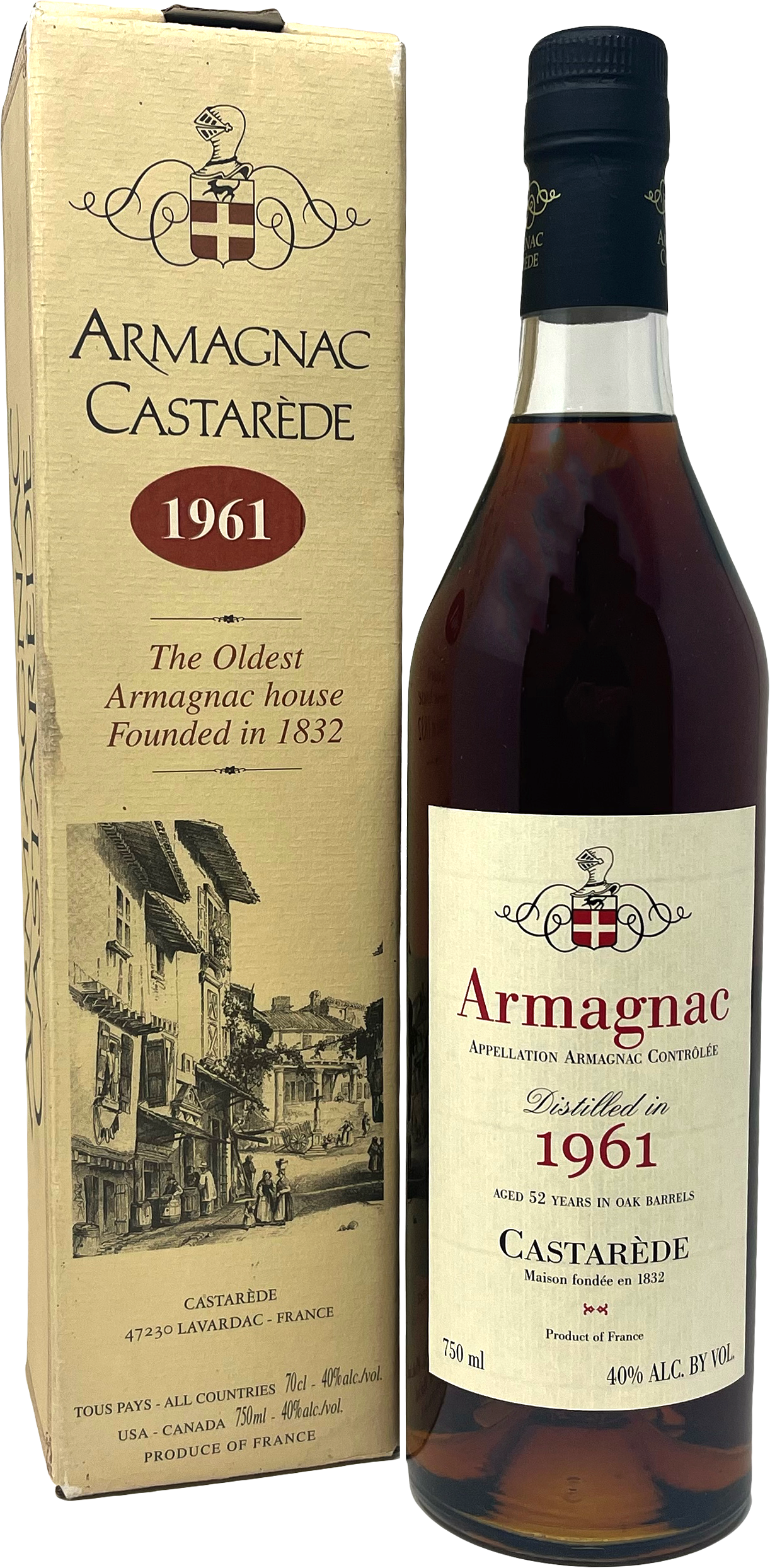 Armagnac Castarede 1961