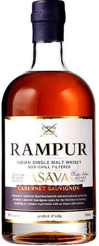 Asava Cabernet Sauvignon Classic Indian Red Wine Casks Single Malt Indian Whiskey (Case only)
