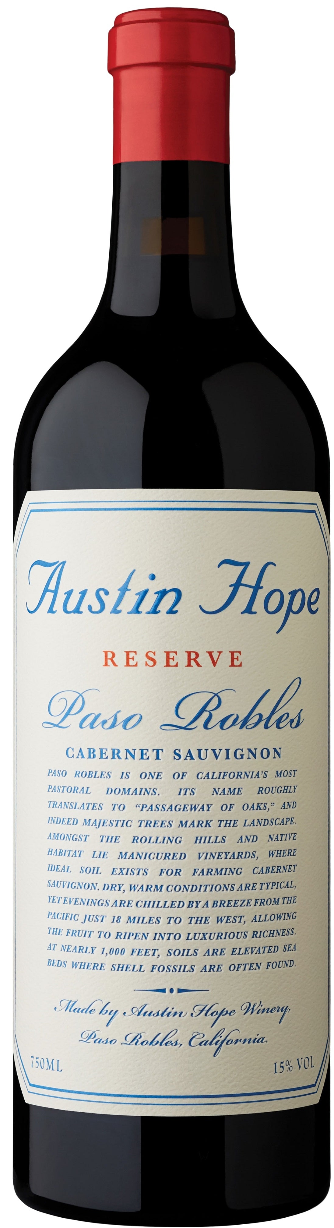 Austin Hope Cabernet Sauvignon Reserve 2018