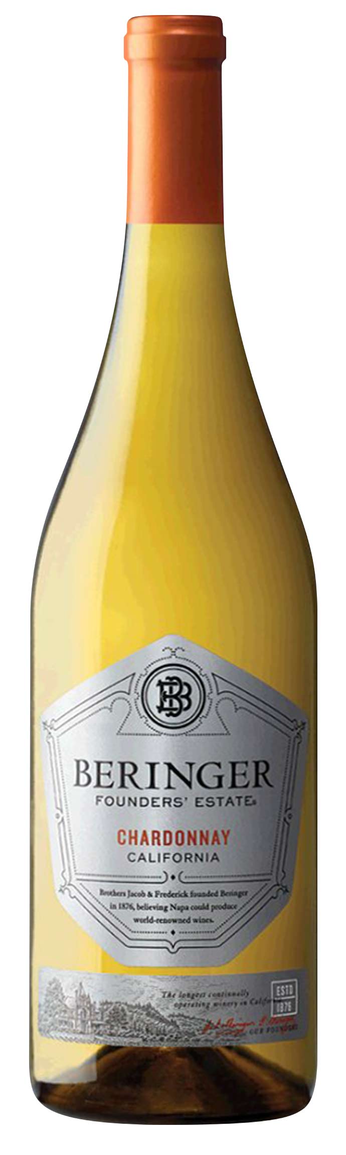 BERINGER FOUNDERS ESTATE CHARDONNAY, CALIFORNIA