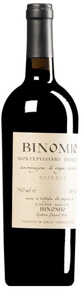 BINOMIO MONTEPULCIANO D ABRUZZO RISERVA 6 CS