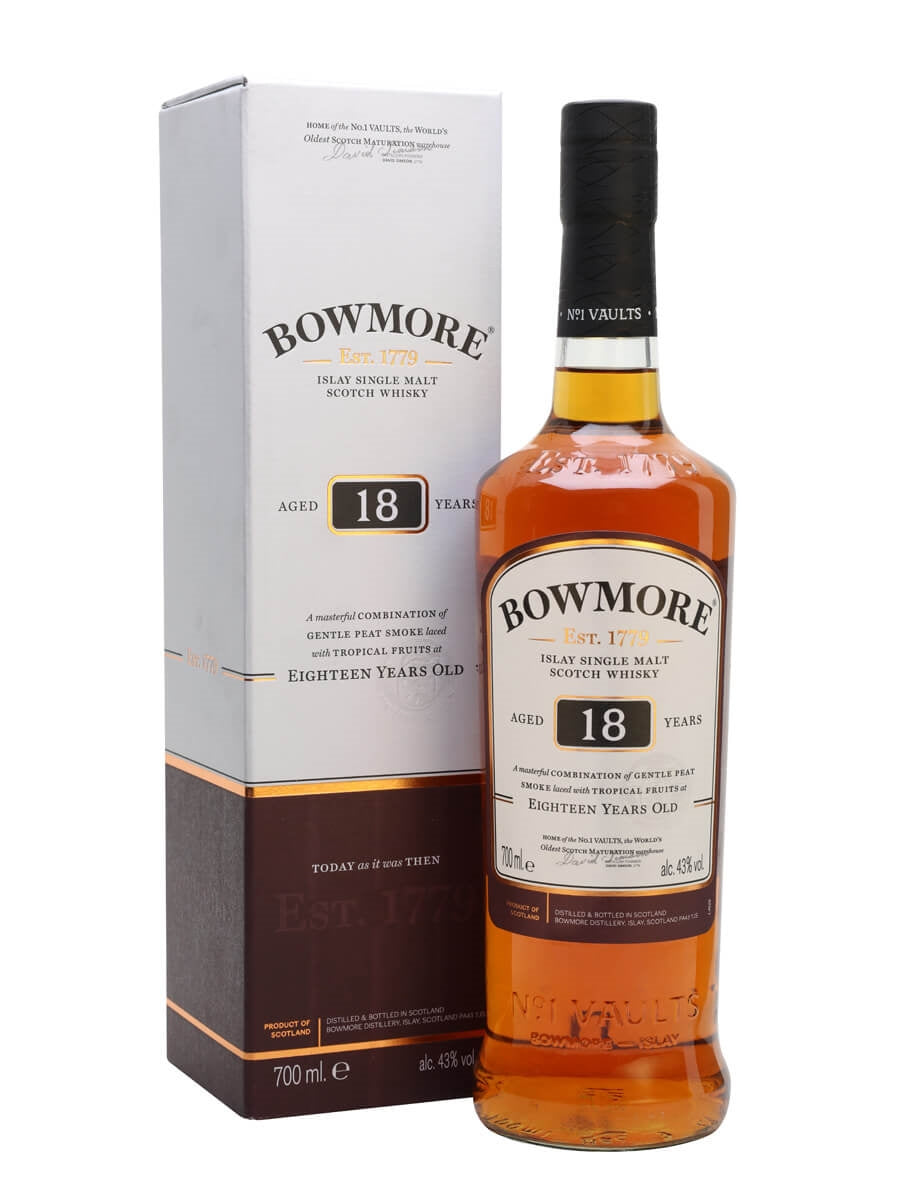 BOWMORE SCOTCH SINGLE MALT 18YR
