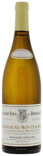 Baron Thenard Chassagne-Montrachet 1er Cru Clos Saint Jean 2018