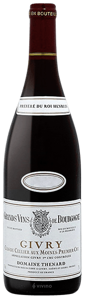 Baron Thenard Givry 1er Cru Clos du Cellier aux Moines 2018