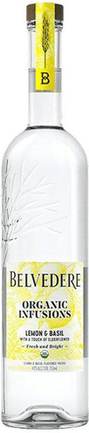 Belvedere Vodka Lemon & Basil Organic Infusions