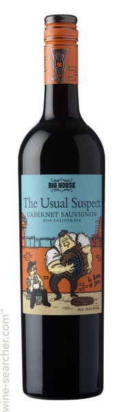 Big House Wine Cabernet Sauvignon The Usual Suspect 2016
