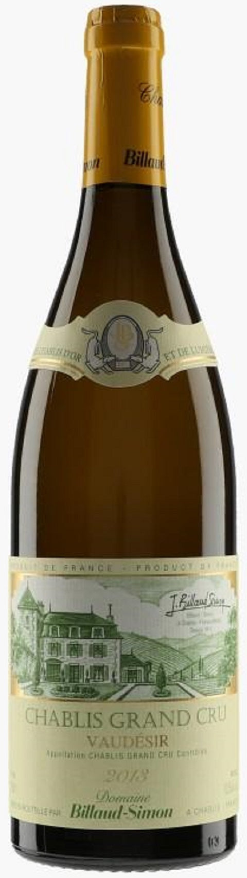 Billaud-Simon Chablis Vaudesir 2018