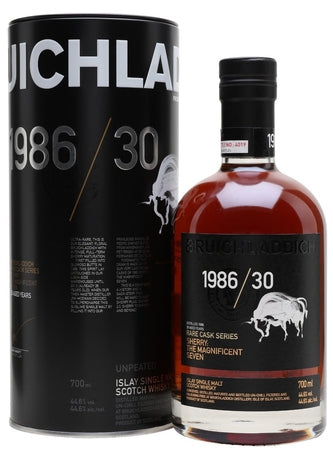 Bruichladdich Scotch Single Malt 1986 30 Year Rare Cask Series 1986
