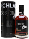 Bruichladdich Scotch Single Malt 1986 30 Year Rare Cask Series 1986