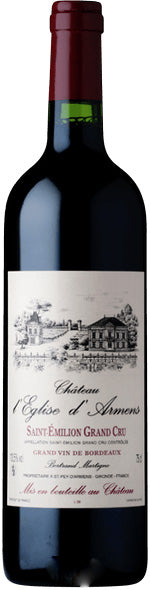 CH L'EGLISE D'ARMENS ROUGE ST EMILION 2018