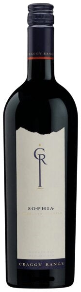 CRAGGY RANGE SOPHIA RED BLEND 2015 JS:96PTS WA:92PTS WS:92PTS