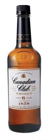 Canadian Club Canadian Whisky 6 (1858) Year
