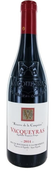 Cave de Gigondas Vacqueyras Reserve de la Campriere 2016