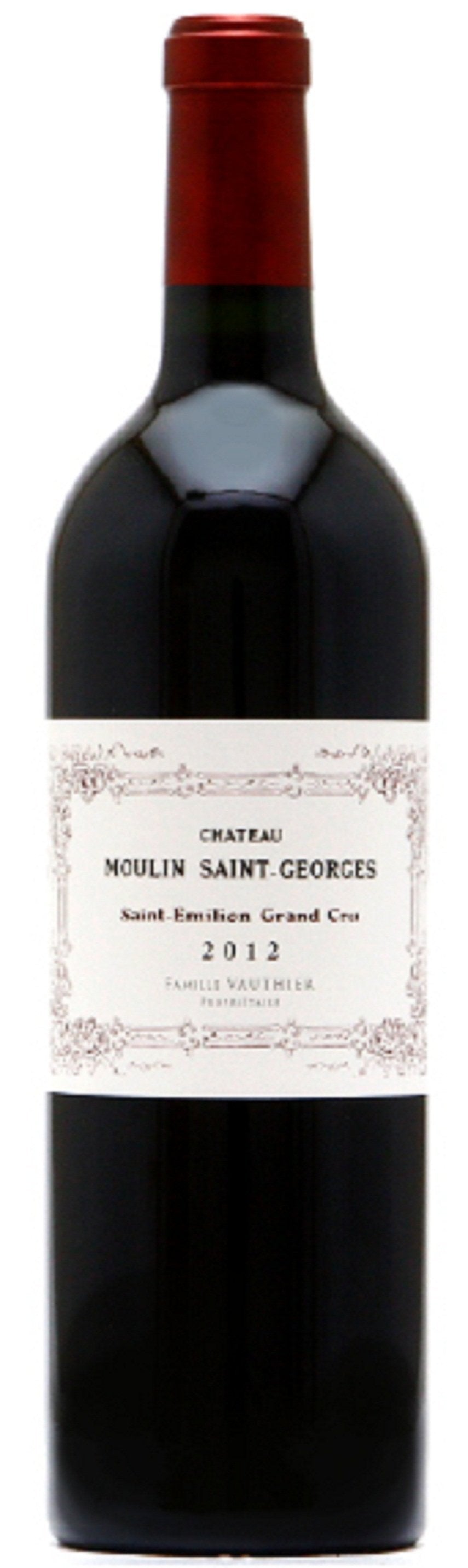 Chateau Moulin Saint Georges Saint Emilion 2012
