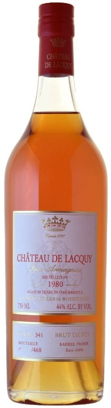 Chateau de Lacquy Bas-Armagnac 1980 39 Year 1980