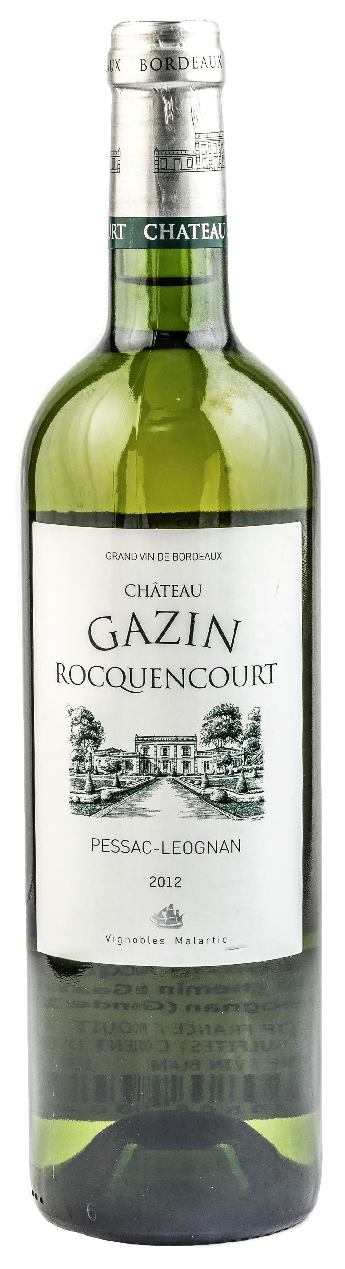 Chateau Gazin Rocquencourt Pessac-Leognan Blanc 2018