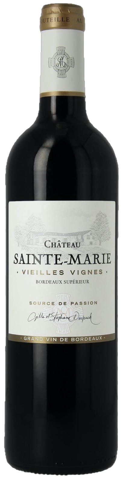 Chateau Sainte Marie Bordeaux Superieur Vieilles Vignes 2019