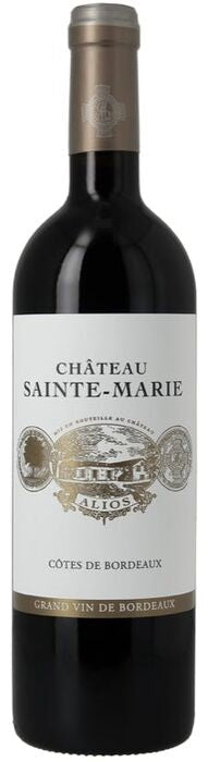 Chateau Sainte Marie Cotes de Bordeaux Alios 2018