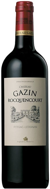 Chateau Gazin Rocquencourt Pessac-Leognan 2015