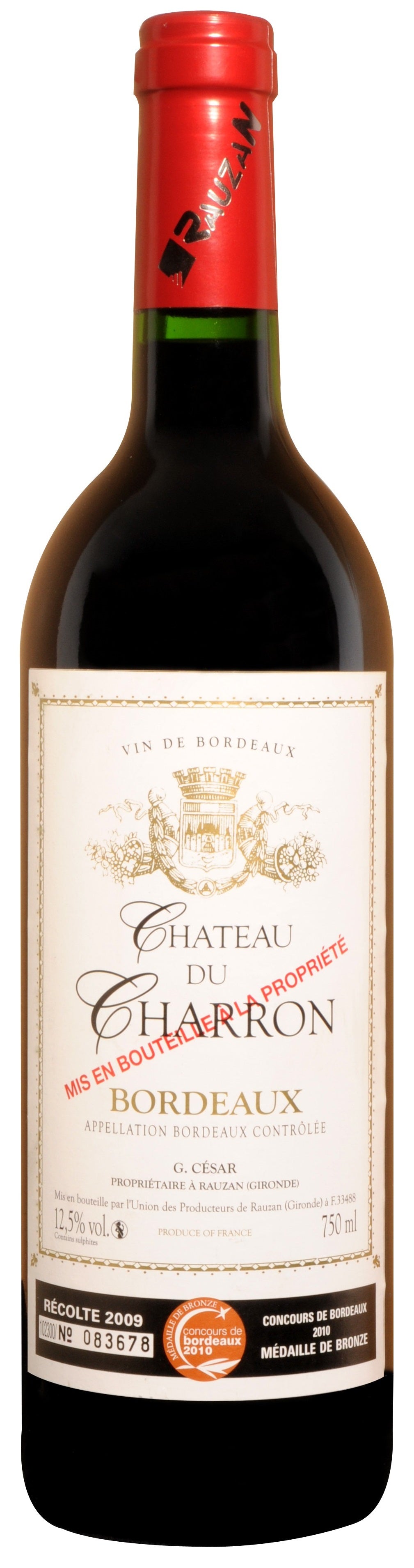 Chateau du Charron Bordeaux 2019
