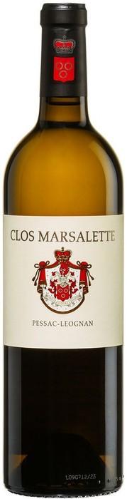 Clos Marsalette Pessac-Leognan Blanc 2015