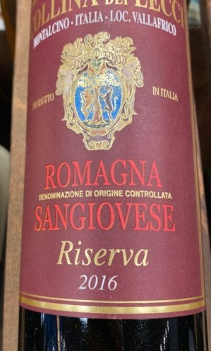 Collina dei Lecci Sangiovese di Romagna Riserva 2016
