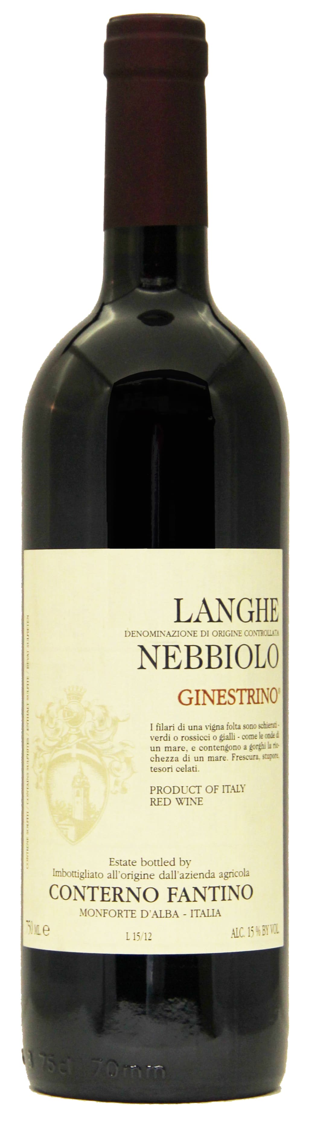 Conterno Fantino Langhe Nebbiolo Ginestrino 2014